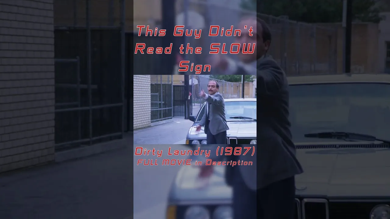 This Guy Didn't Read the Slow Sign